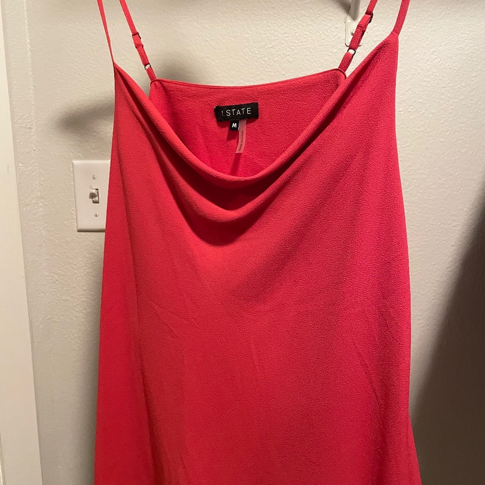 1. State red blouse NWOT